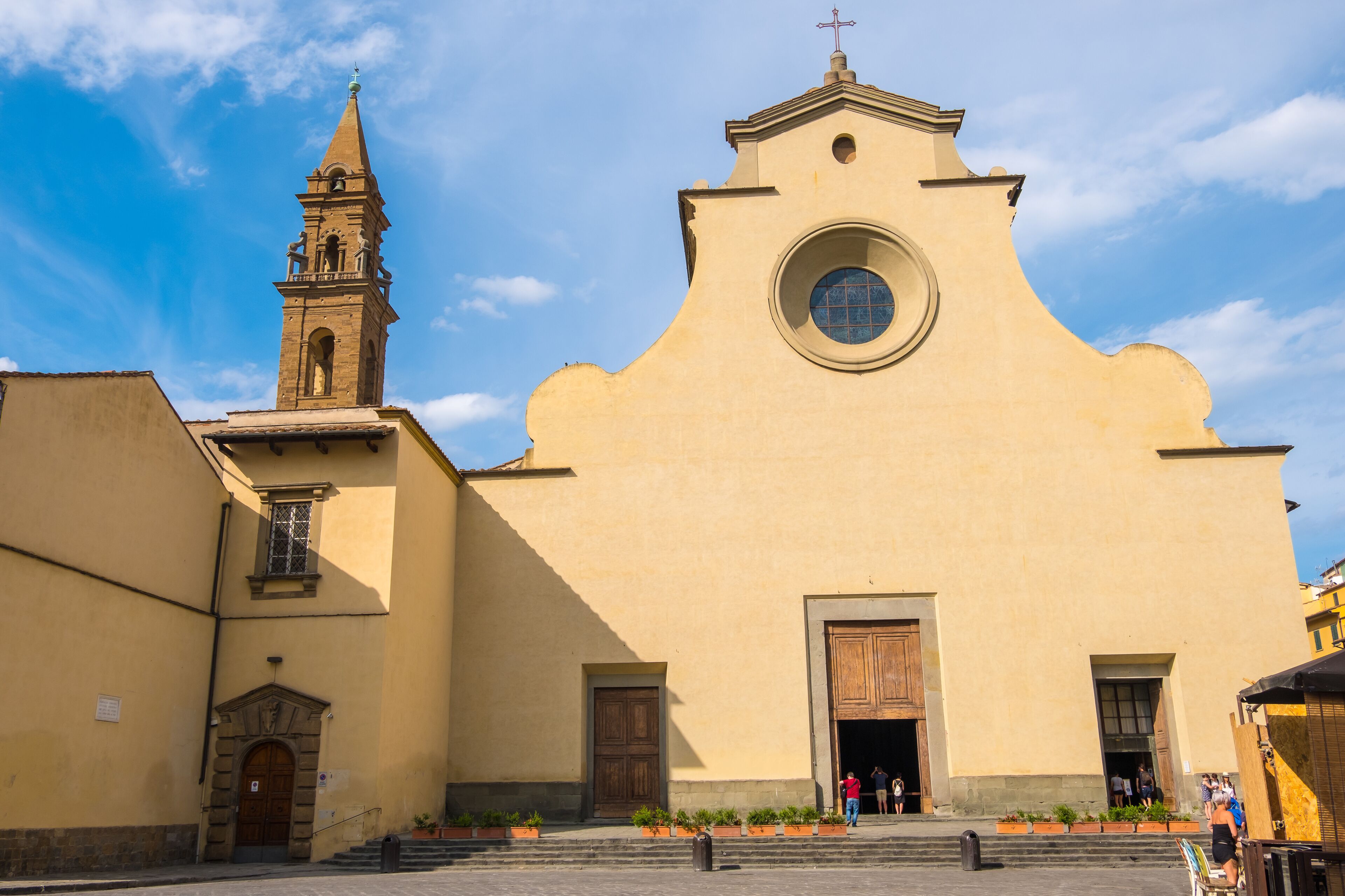 The Basilica di Santo Spirito or Basilica of the Holy Spirit in Florence, Tuscany, Italy