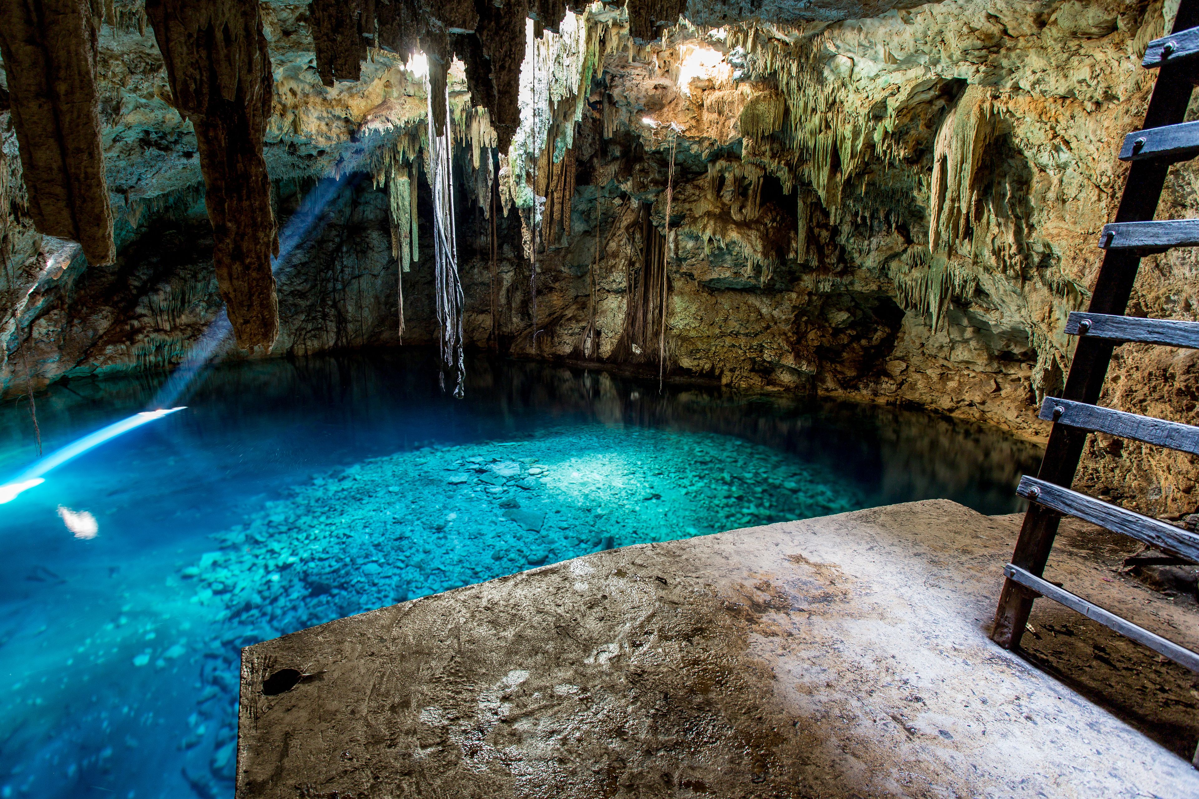 Cenotes in Cuzama, Mexico