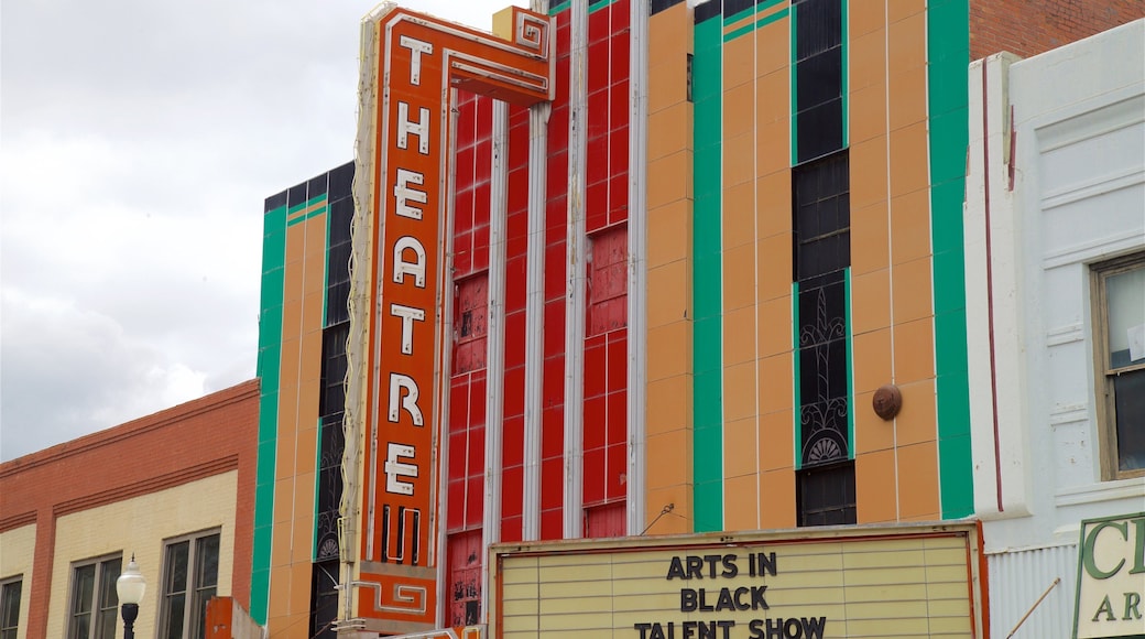 Tift Theatre featuring signage