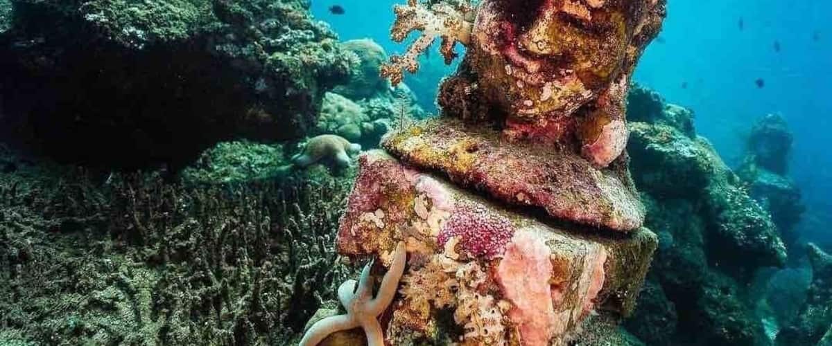 Just off the coast of Pemuteran in Northern Bali, lies a secret shrine under the ocean. Youâll need an advanced SCUBA certification to see it đł