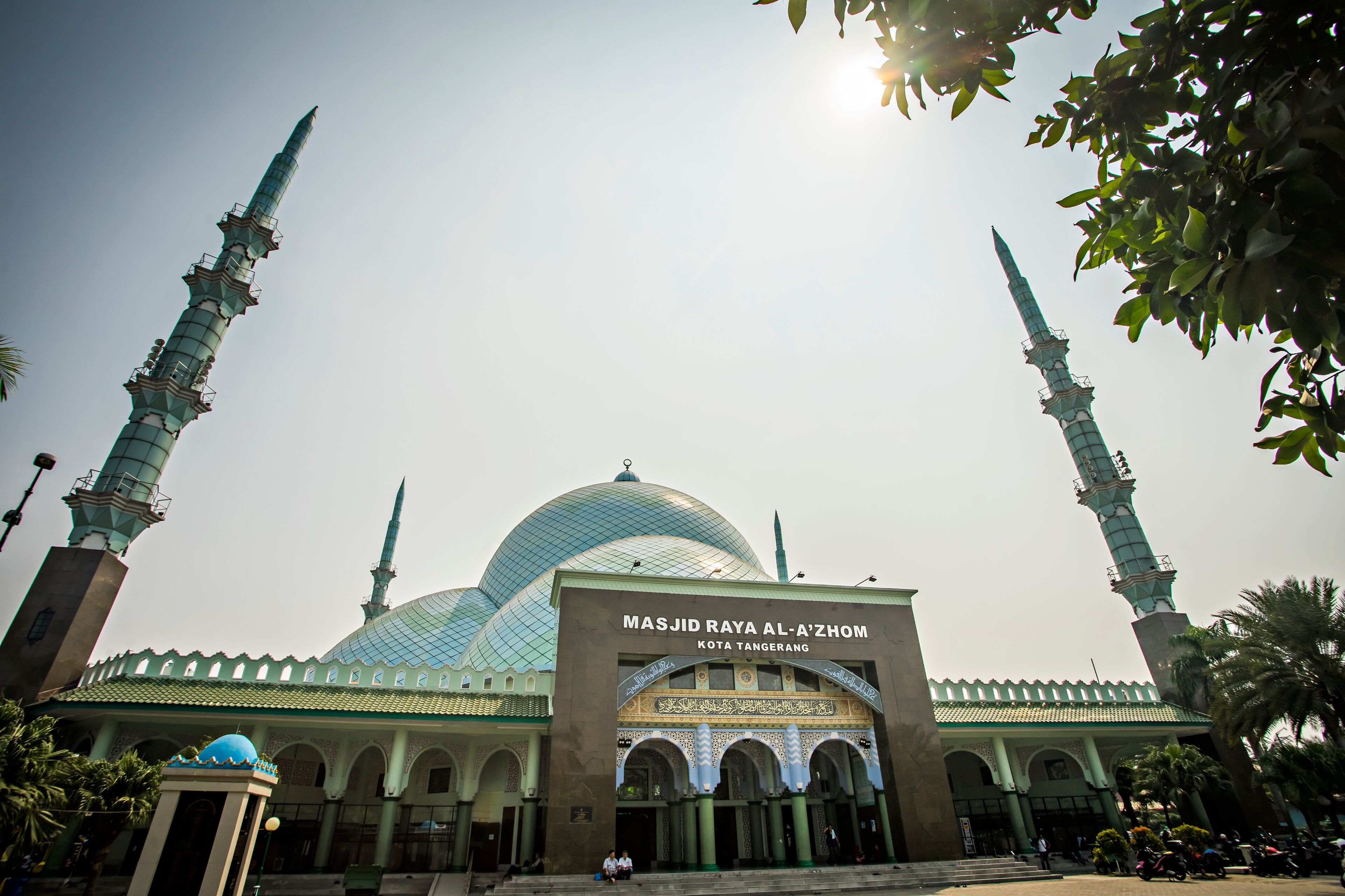 Al A'zhom Mosque, Great Mosque of Tangerang City, the biggest mosque in Tangerang City, Banten, Indonesia 