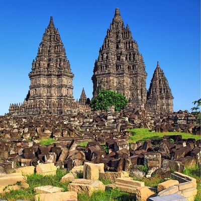 Prambanan Temple in Central Java, Indonesia