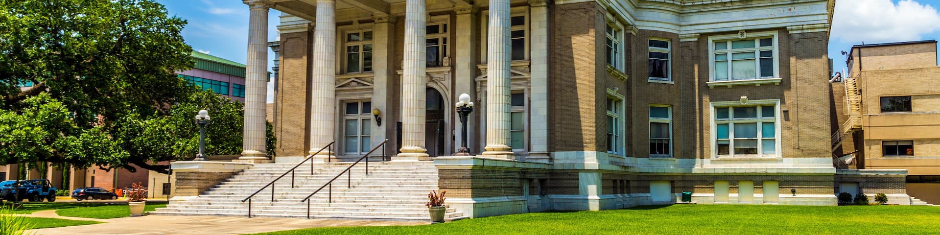famous historic city hall in Lake Charles