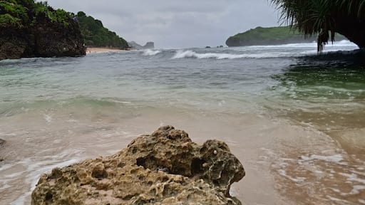 Indrayanti beach Wonosari Indonesia