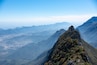 Monterrey Nuevo León México Aerial view of Chipinque Mountain range against cloudy sky.