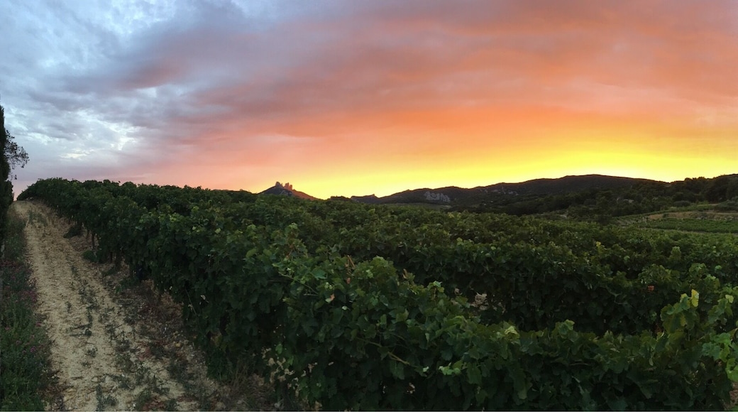 Amazing sunset from the terrace of this beautiful little restaurant