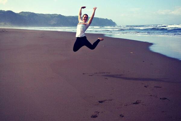 Pantai Parangkusumo is an hour or two outside of Jogja. Indonesian's don't like getting tan, so the local beaches tend to be deserted. Awesome! This one is clean with great views. They have sandboarding a few blocks away!