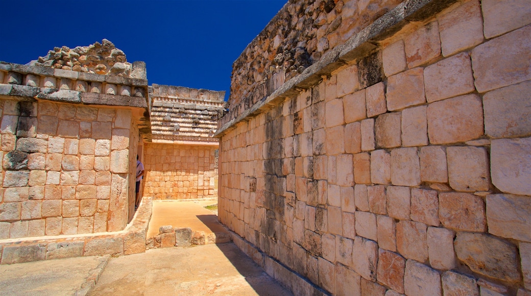 Uxmal Archaeological Site showing heritage elements