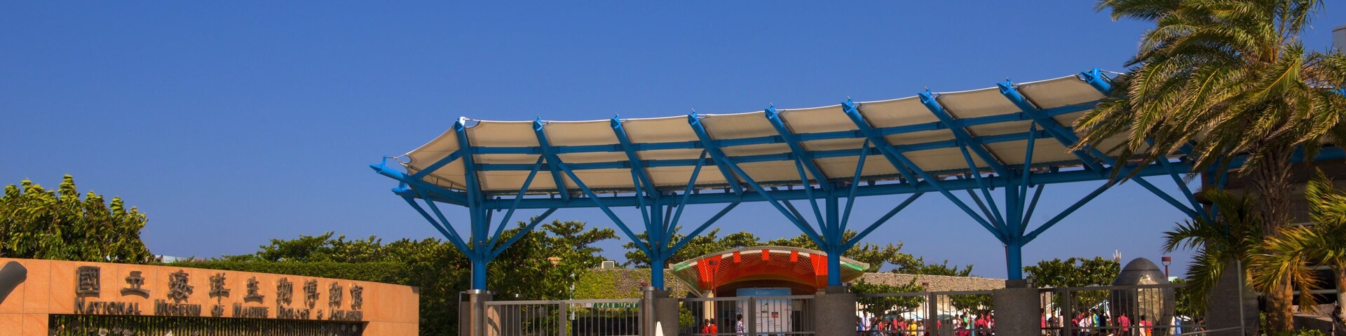 National Museum of Marine Biology and Aquarium que inclui vida marinha