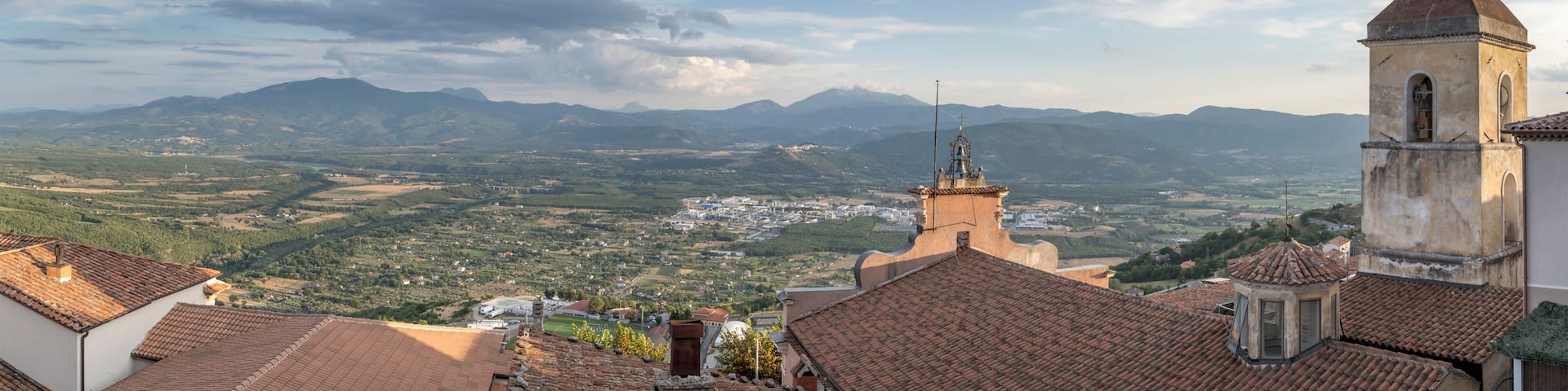 roofs over Agri valley, Viggiano, Italy