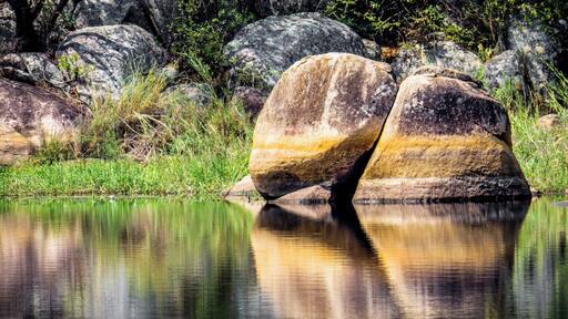 Lake in Matopos, Zimbabwe.