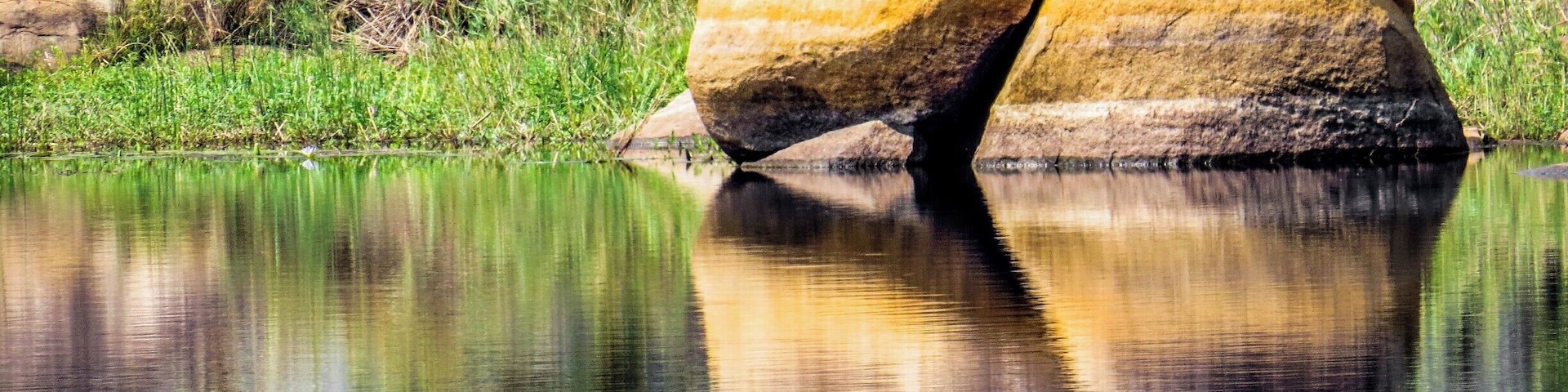 Lake in Matopos, Zimbabwe.