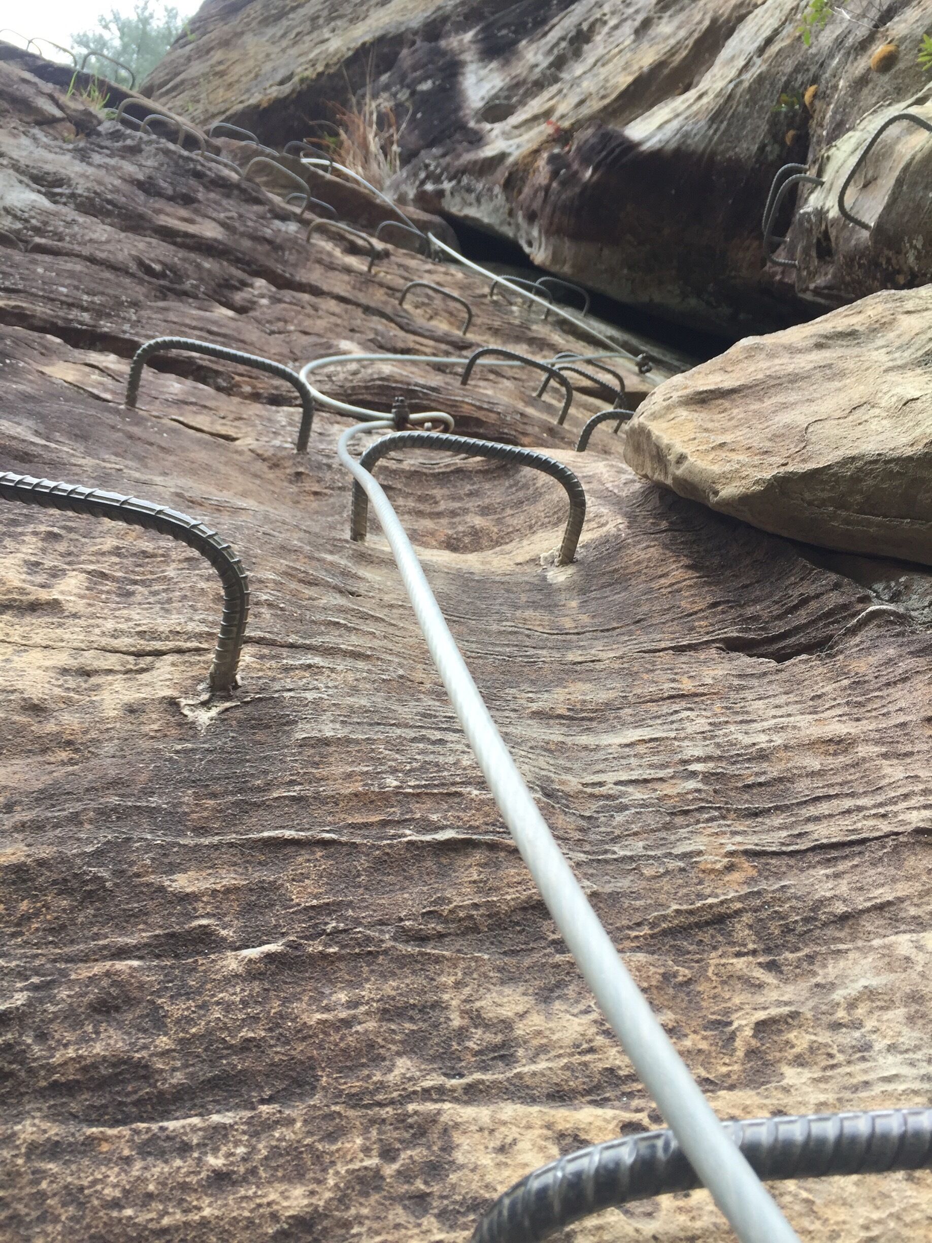 Via ferratta with five difficulty levels (this photo is from the intermediate section)