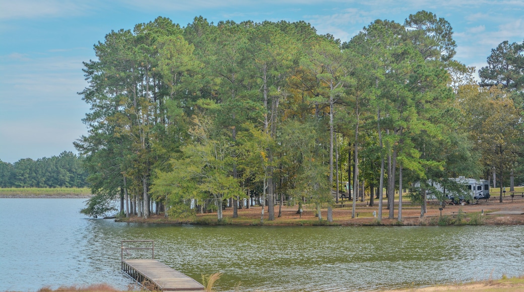 Beautiful Lake Lincoln State park has many recreational areas to enjoy, in Lincoln, Lincoln County, Mississippi