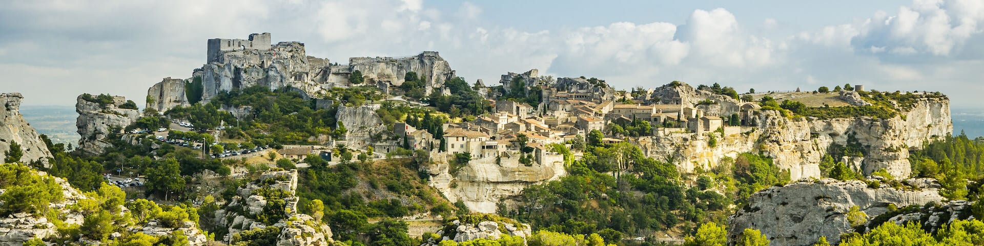 Les Baux de Provence, an old medieval village in Provence, France