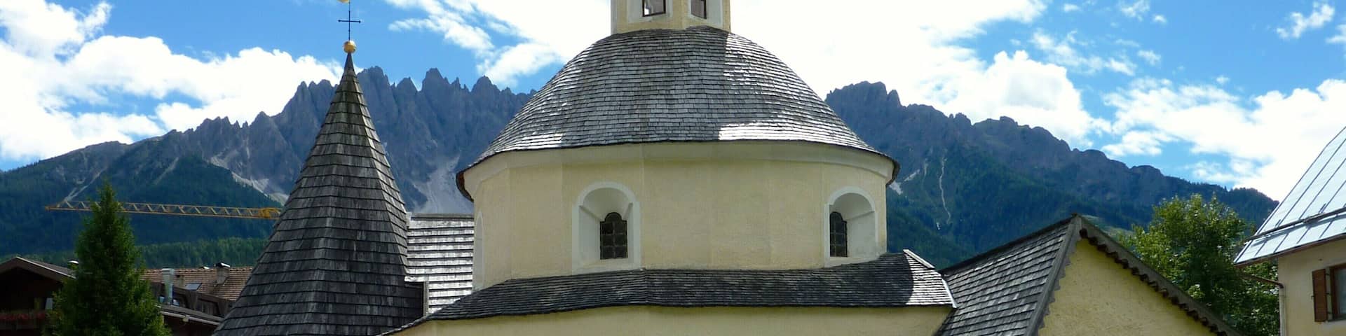 The church of innichen (San Candido) in the pustertal in the North of Italy