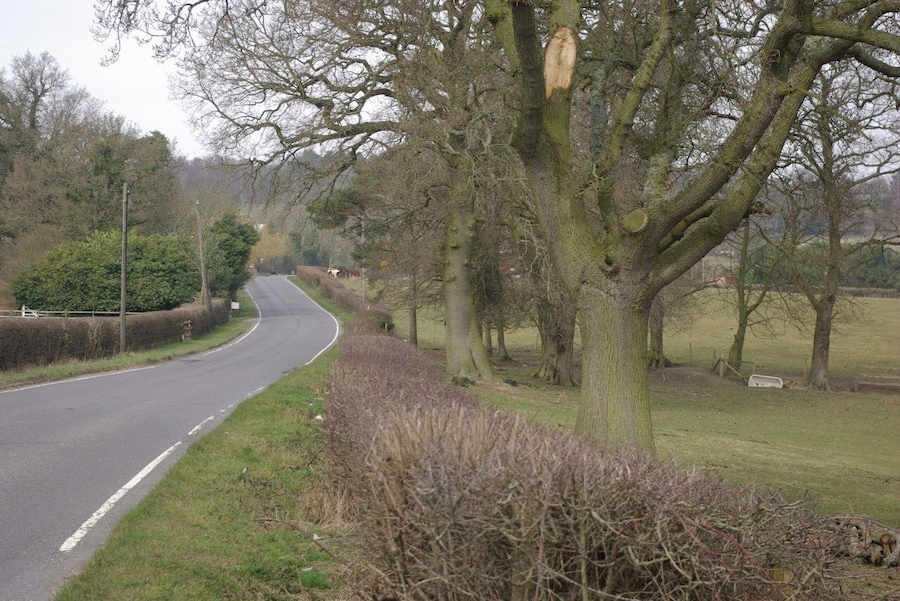 Tilburstow Hill Road, South Godstone. Tilburstow Hill Road follows the course of a Roman road that ran from London to Portslade.