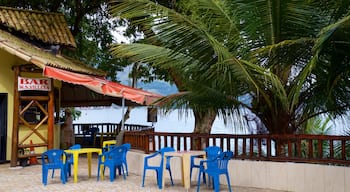 Eguas Beach which includes a lake or waterhole
