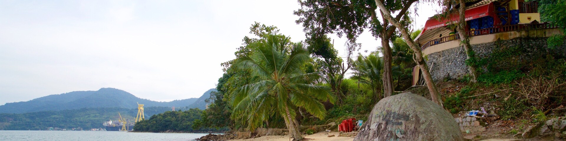 Eguas Beach showing general coastal views, tropical scenes and a beach