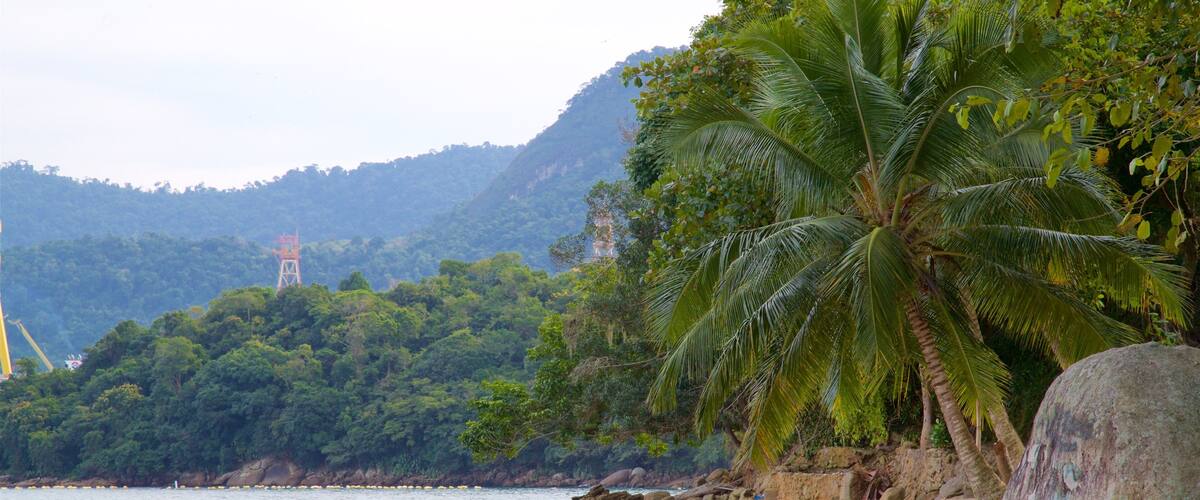Eguas Beach showing a sandy beach, tropical scenes and general coastal views