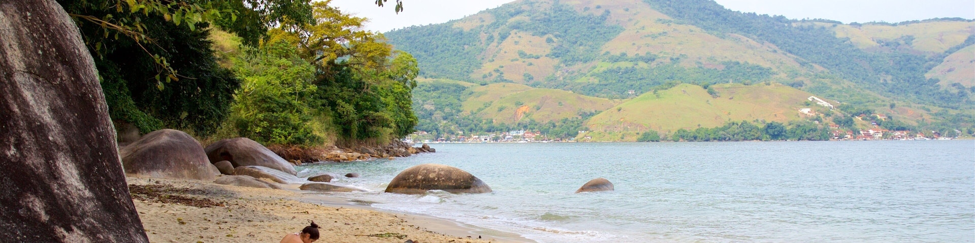 Eguas Beach featuring a beach and general coastal views as well as an individual femail