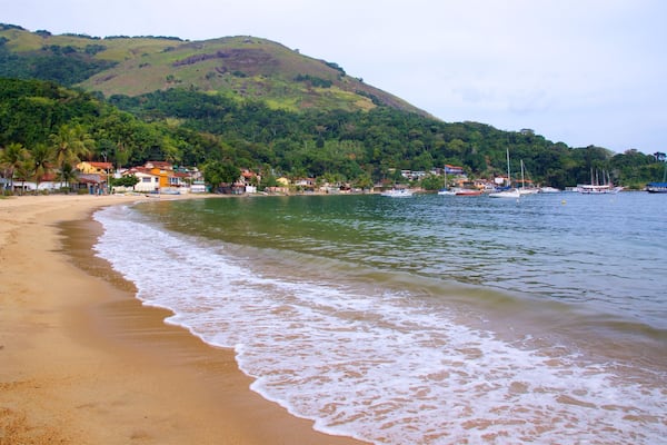 Plage de Biscaia qui includes vues littorales, ville cĂŽtiĂšre et plage
