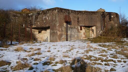 The block 2 at the work of Lembach (Ligne Maginot), Alsace, France