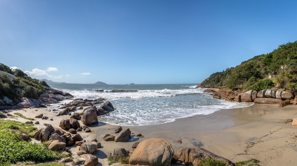 Prainha at Barra da Lagoa area of Lagoa da Conceicao - Florianopolis, Santa Catarina, Brazil