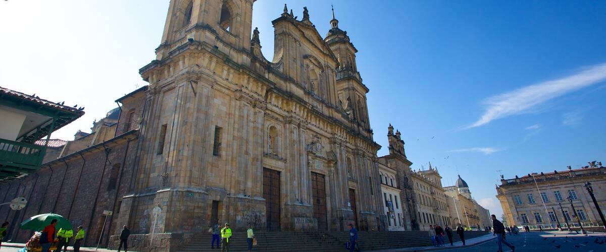 Primada Cathedral featuring a church or cathedral, a city and heritage architecture