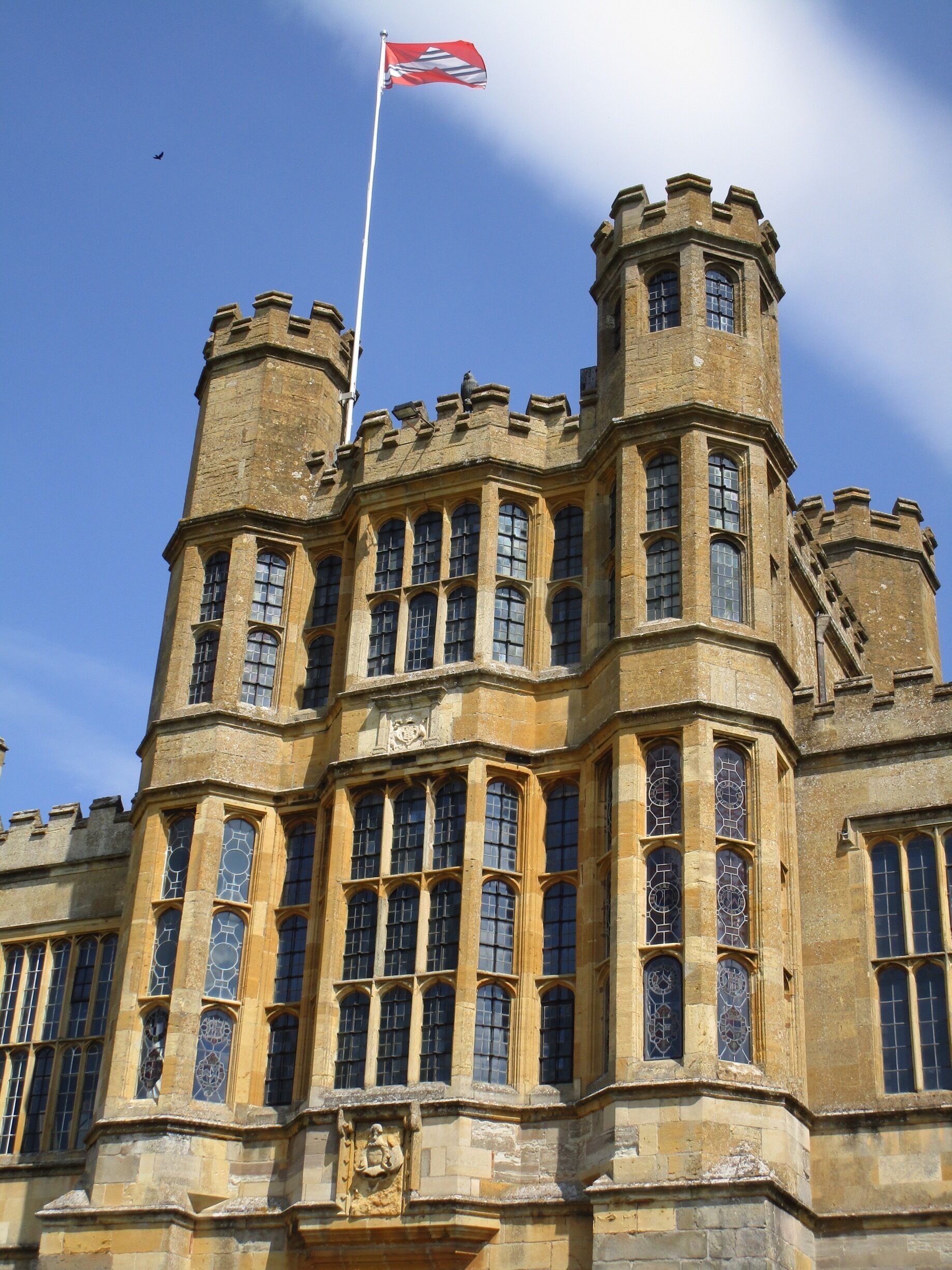 The grand facade of Coughton Court, an integral part of Tudor history