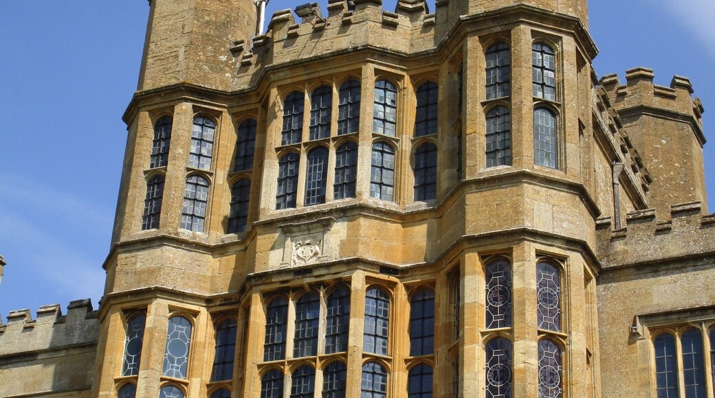 The grand facade of Coughton Court, an integral part of Tudor history