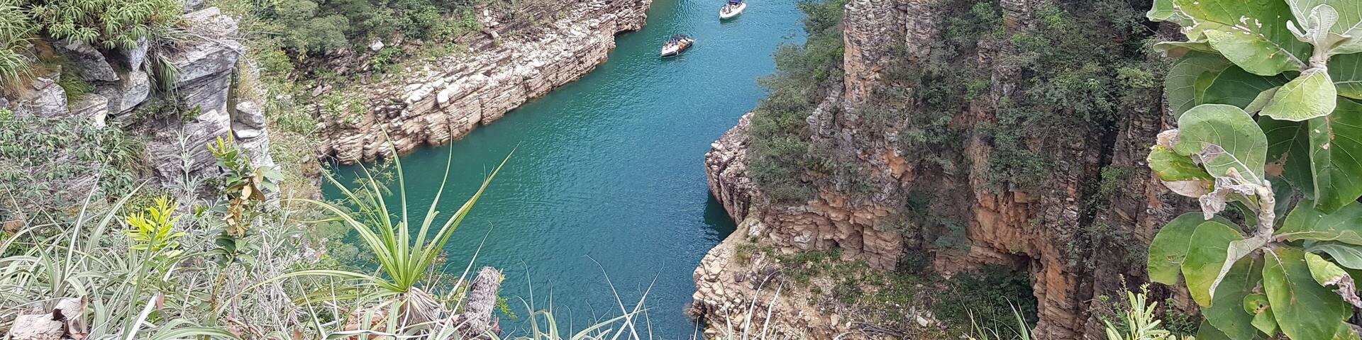 view of grand canyon Capitolio Brazil