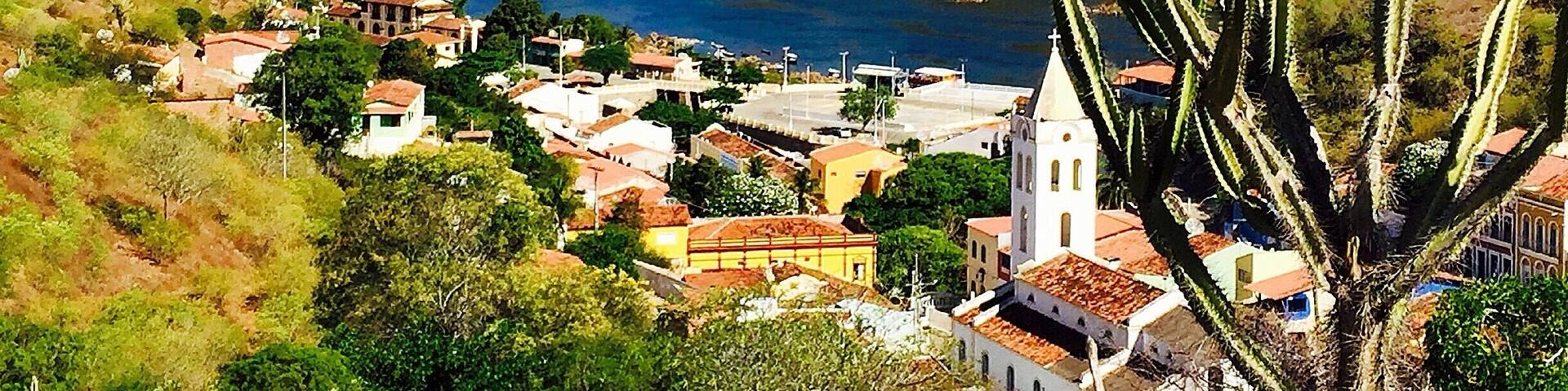 Vista aérea do rio São Francisco - Piranhas - AL