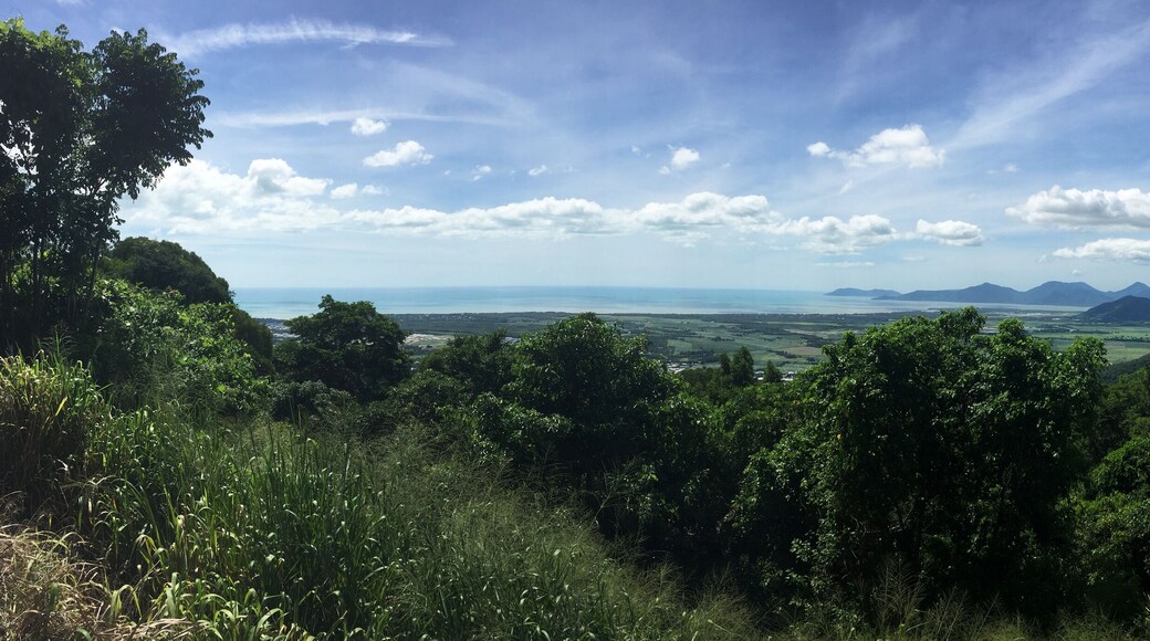 Beautiful natural features of waterfall and valley in Far North Queensland, Australia