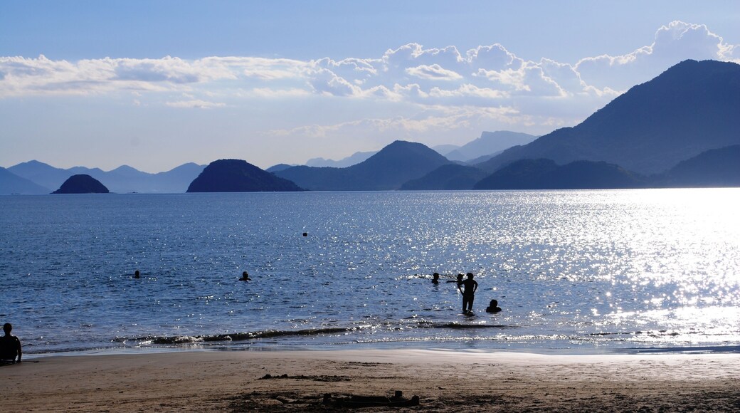 Ubatuba - São Paulo - Brasil - February 07 2010 - Praia da Almada - beautiful beach in sunny day