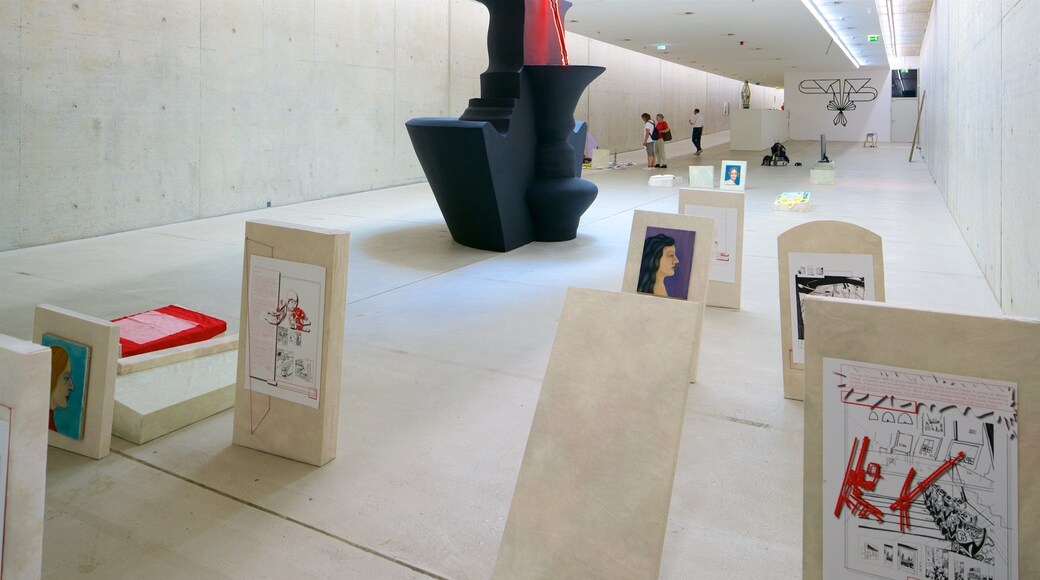 Kunst im Tunnel which includes interior views and outdoor art