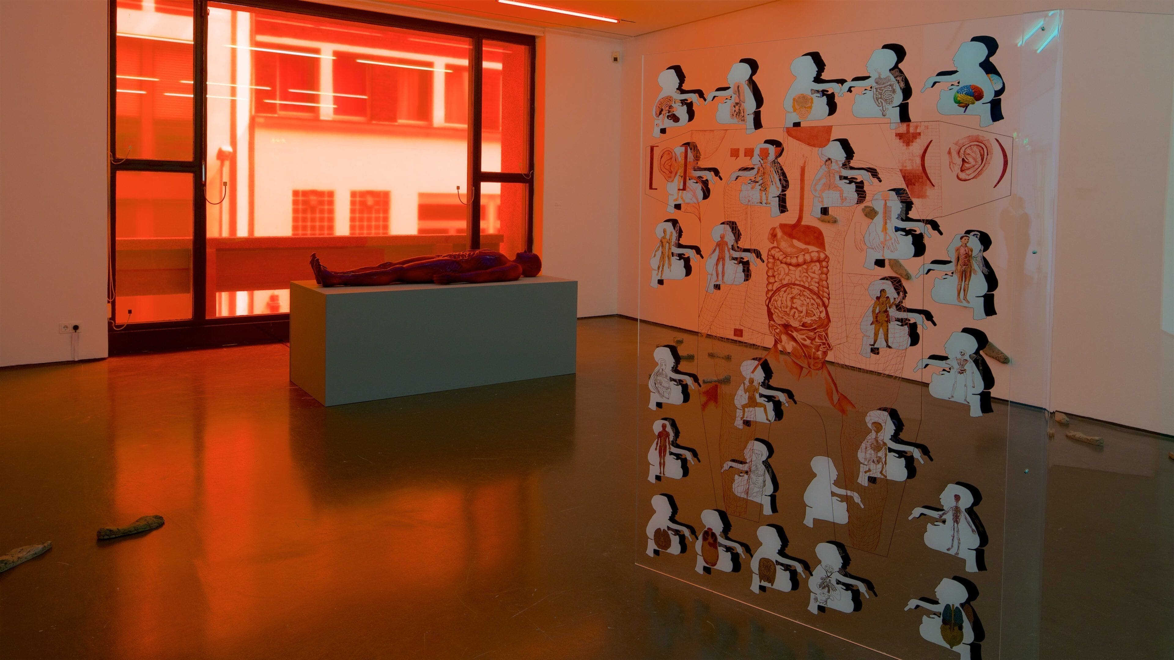 Kunsthalle Duesseldorf featuring interior views