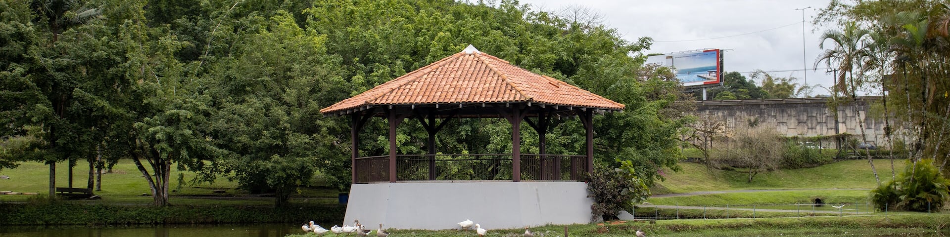 Expoville recreation center in Joinville Santa Catarina Brazil cloudy day urban landmarks