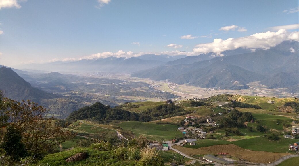 Longitudinal valley in Eastern Taiwan.