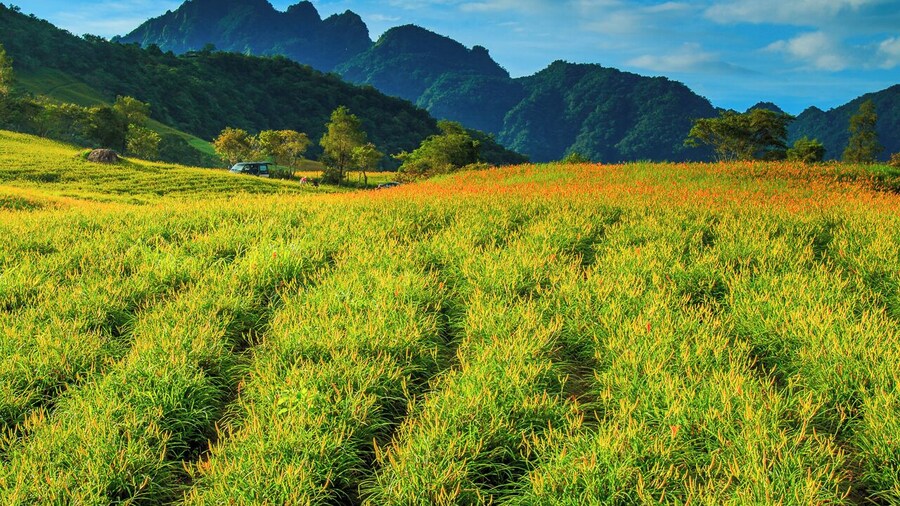 Landscape in Hualien county, Taiwan.
