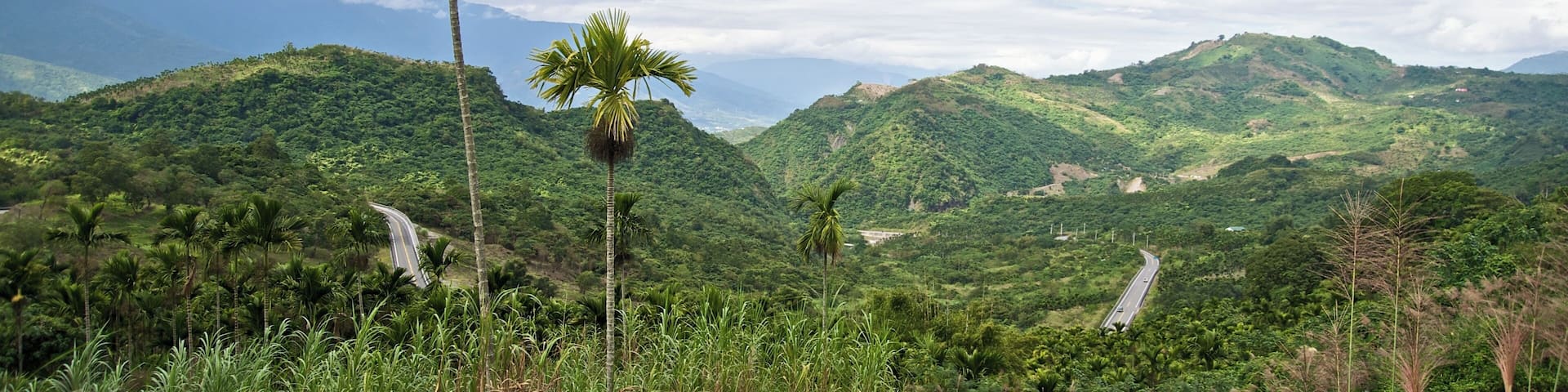 Coastal Mountain Range in Taiwan