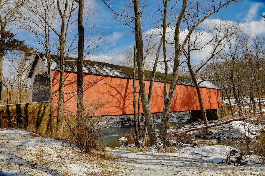 Sheard's Mill Covered Bridge, Eastern Pennsylvania