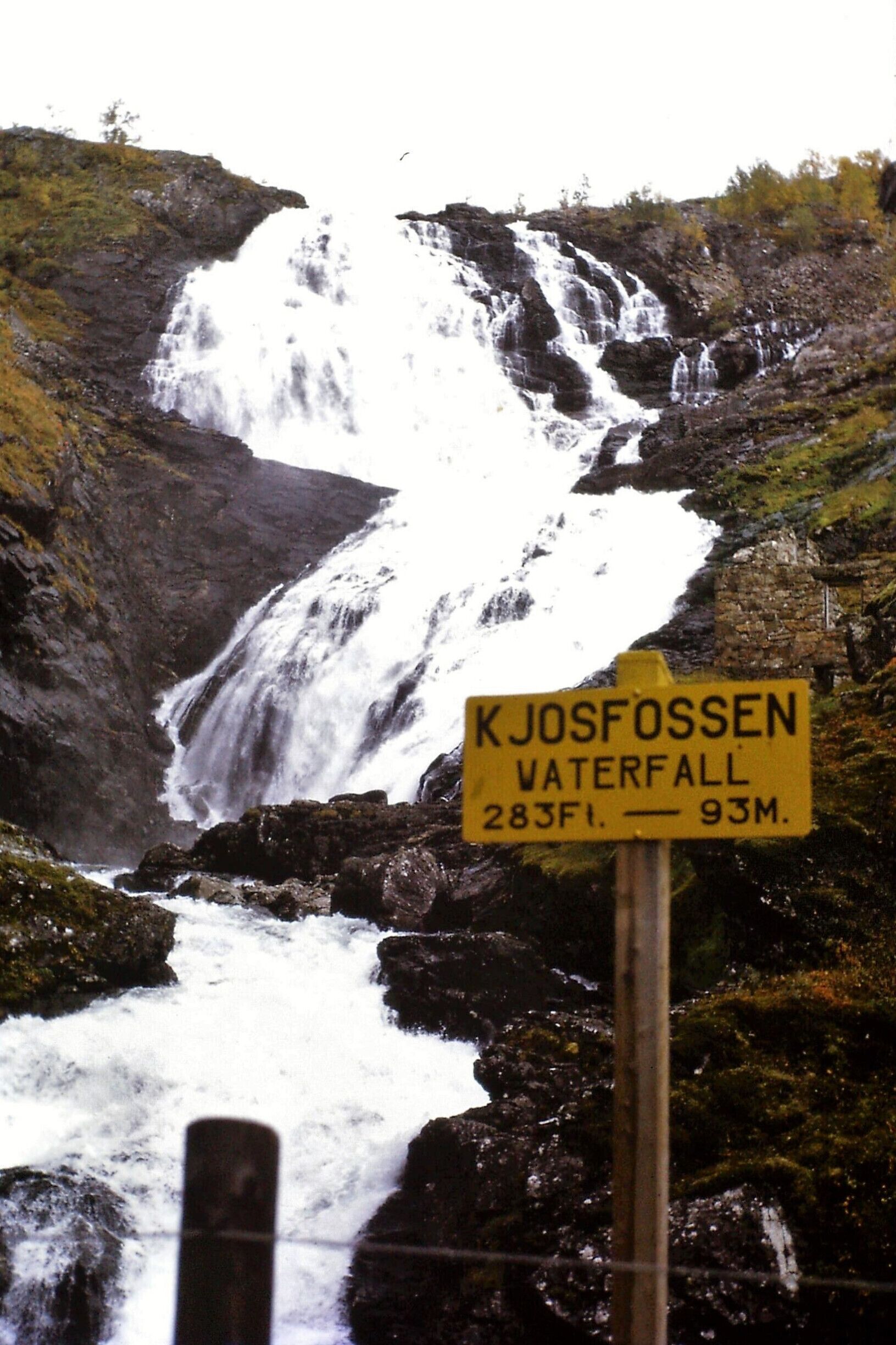 #interrail 1973 - scenic stop on Flåmsbana #Norway