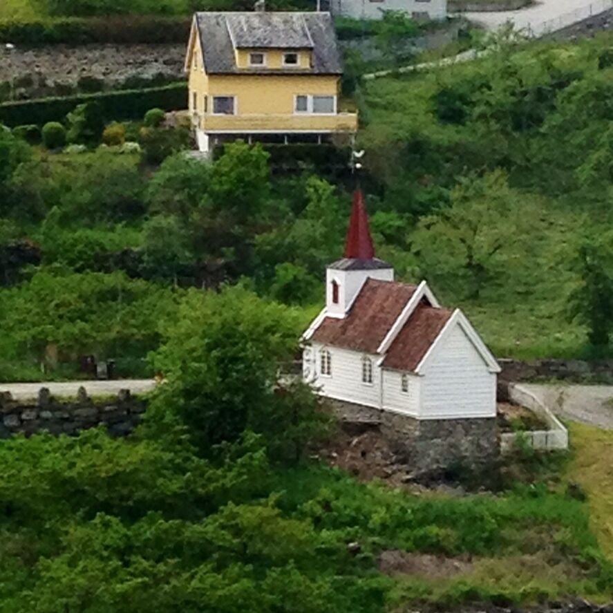 Undredal Stave Church was built in the middle of the 12th century