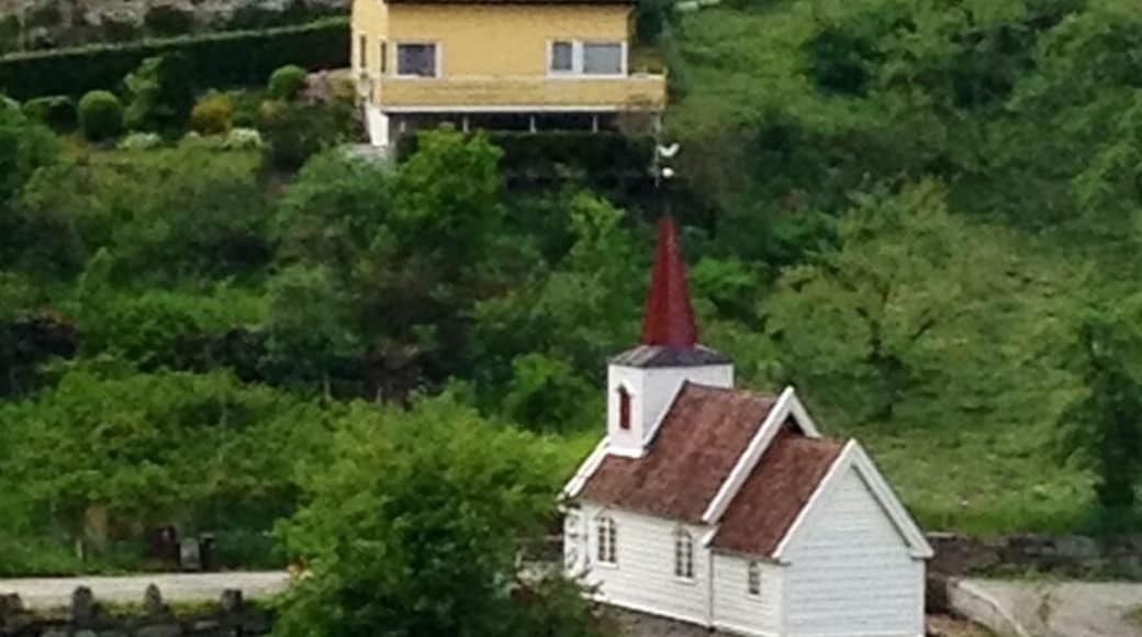 Undredal Stave Church was built in the middle of the 12th century