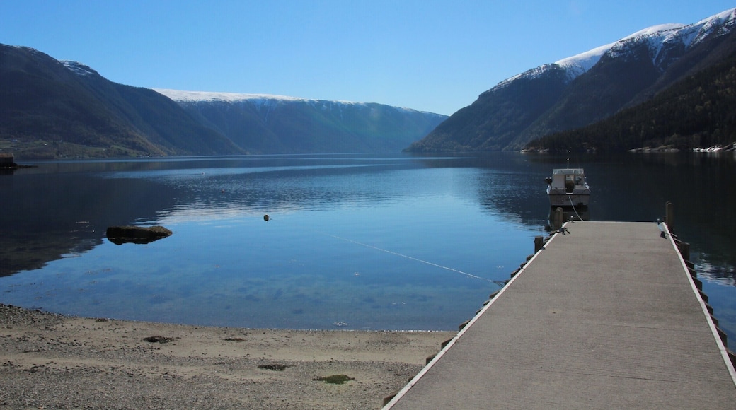 A beautiful, tranquilent place by the fjord sourrounded by mountains. Go hiking in the mountains and dive into the sea for a refreshing swim afterwards. I go here every year and come back full of energy and with a peaceful mind. Love it! #lifeatexpedia