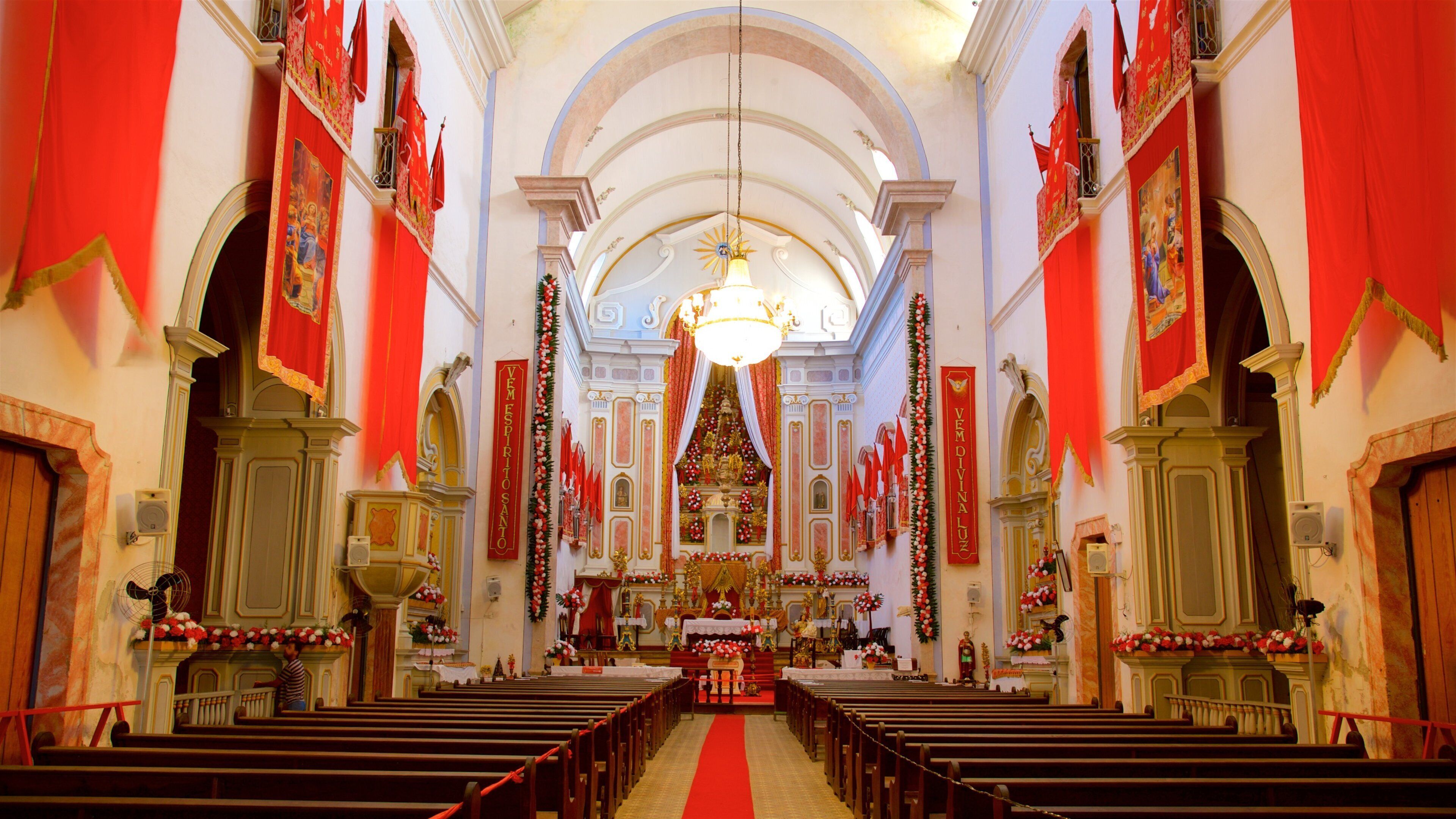 Church of Our Lady of the Remedies which includes interior views, a church or cathedral and heritage elements