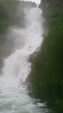 Hjellefossen (Hjelle waterfall) july 07, 2015