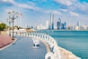 View of Abu Dhabi in the United Arab Emirates
