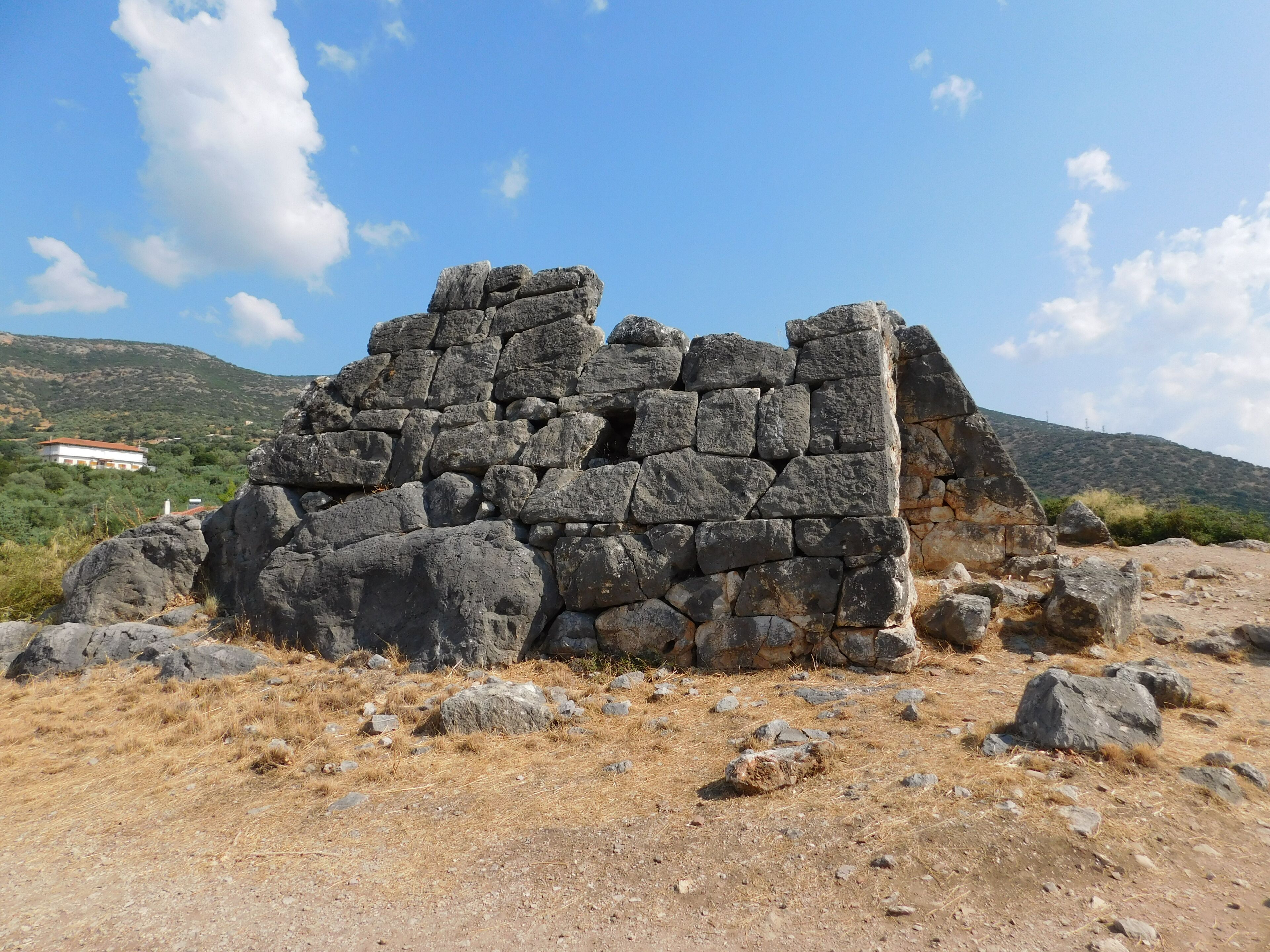 Pyramid of Hellenikon is the biggest pyramid in Greece, not far from Nafplio.
https://foodandtravel.blog/2019/09/03/4-easy-unknown-excursions-from-nafplio/